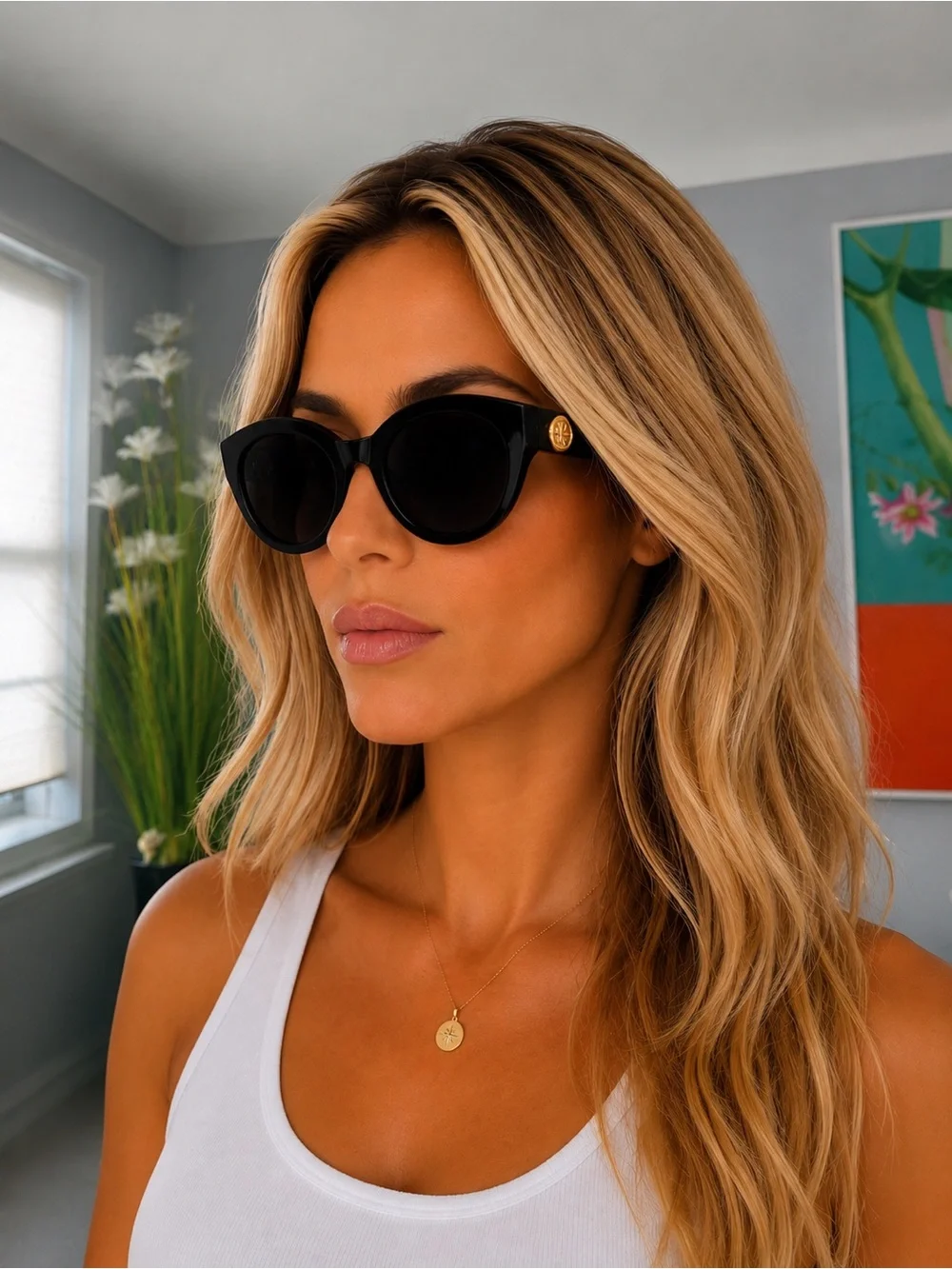 Versace VE4353 Tribute Collection Medusa Black Gold Sunglasses 51-26-140 + Case